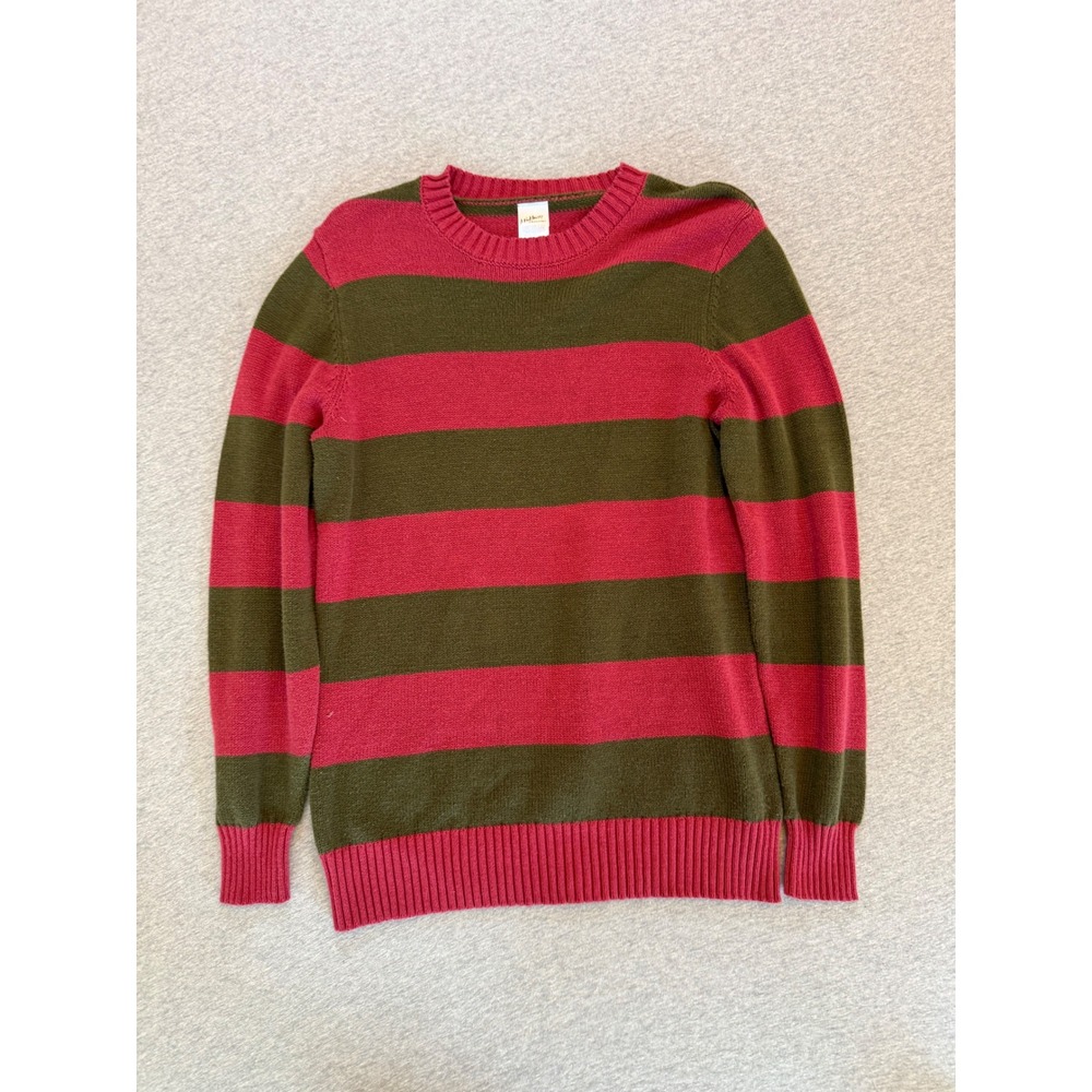 Spirit Nightmare on Elm Street Freddy Krueger Striped Sweater Small 01448562